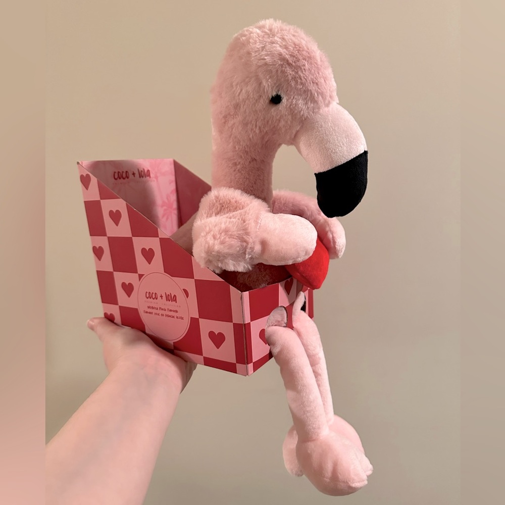 Weighted Flamingo Plush